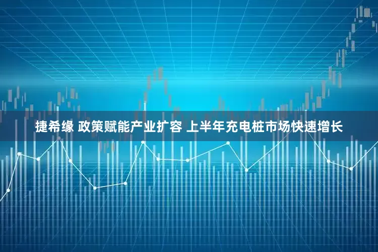 捷希缘 政策赋能产业扩容 上半年充电桩市场快速增长